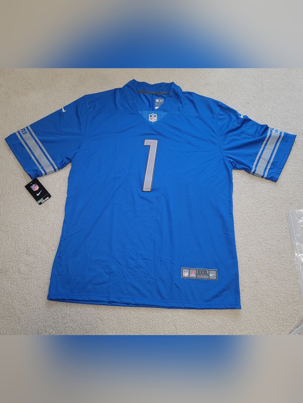Detroit Lions Laramie #7 Stitched NFL Jersey Men 3XL